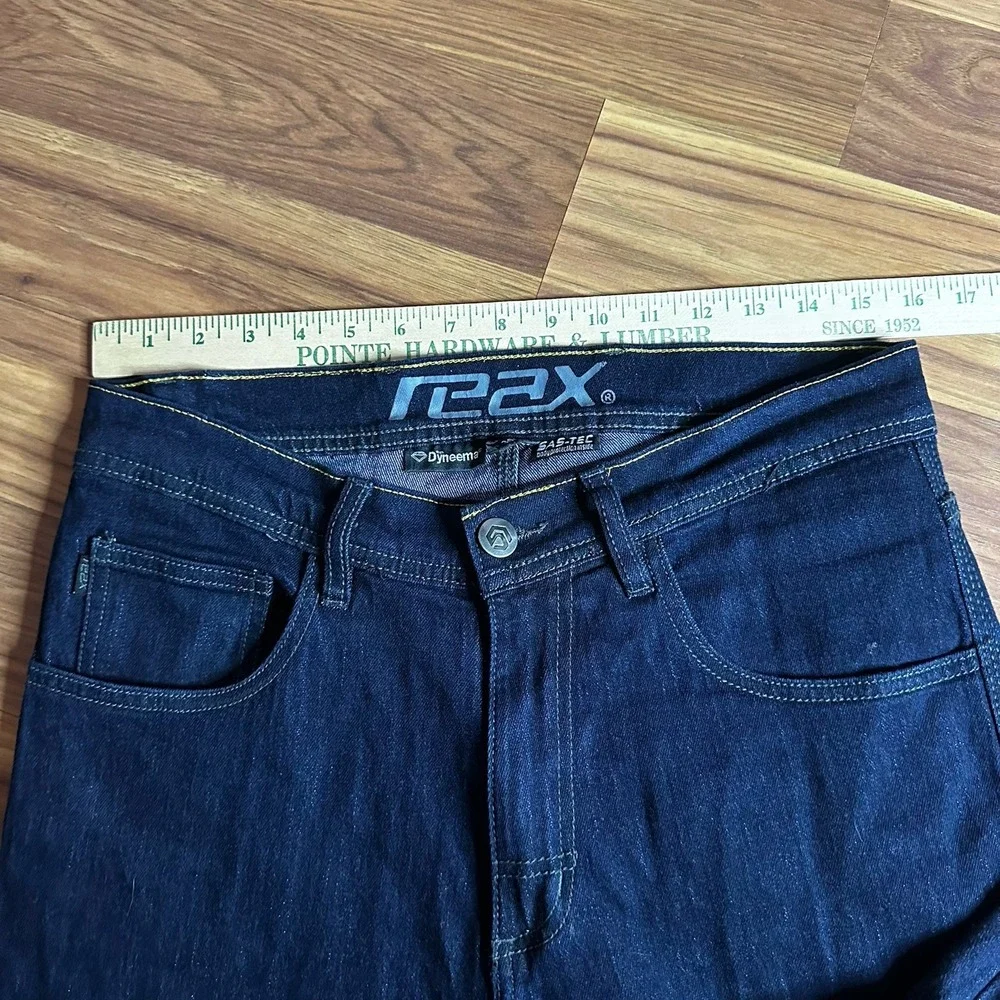REAX Dyneema 267 Jeans Protective Motorcycle Mens 30x32* Indigo Blue Knee Pads